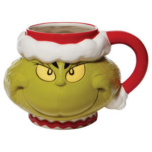 Santa Grinch Sculpted Mug