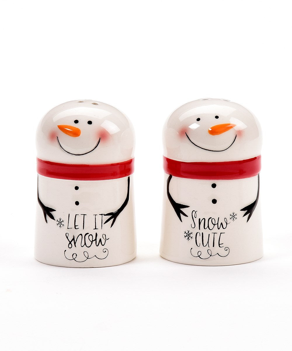 Snowman Salt & Pepper Shaker Set