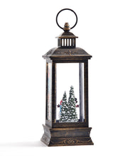 Load image into Gallery viewer, 10.80&quot; LED Water Lantern with Snowmen
